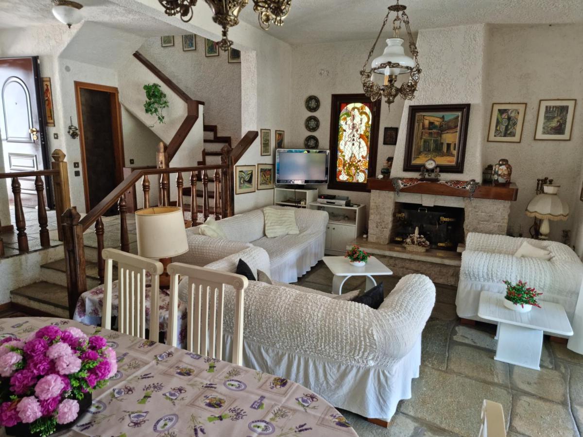 Beachfront Villa 100M From Sea For Up To 10 Guests Siviri Exterior foto